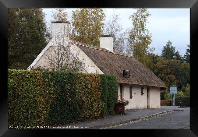 Burns Cottage, Alloway, Scotland Framed Print by Alister Firth Photography