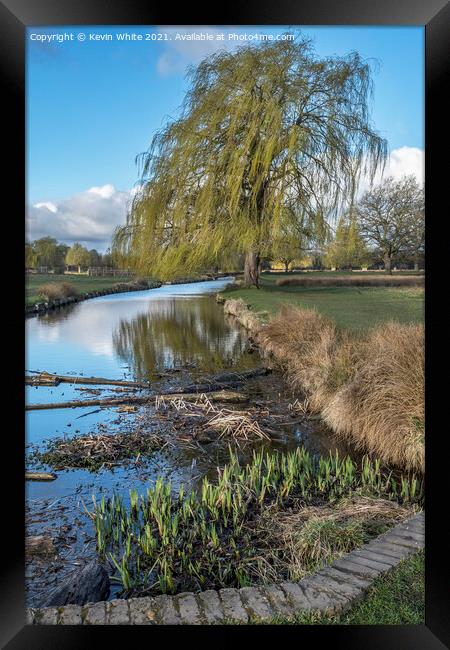 Still waters Framed Print by Kevin White