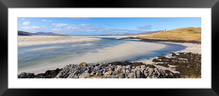 Majestic Luskentyre Beach Framed Mounted Print by Phil Durkin DPAGB BPE4