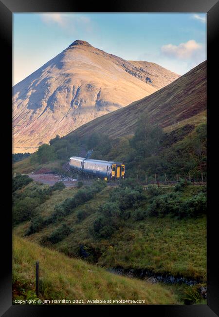 Beinn Dorain mountain Scotland Framed Print by jim Hamilton