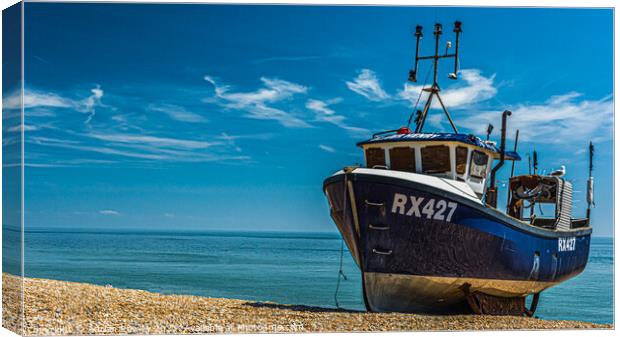 Hastings by the Sea Canvas Print by Adrian Rowley