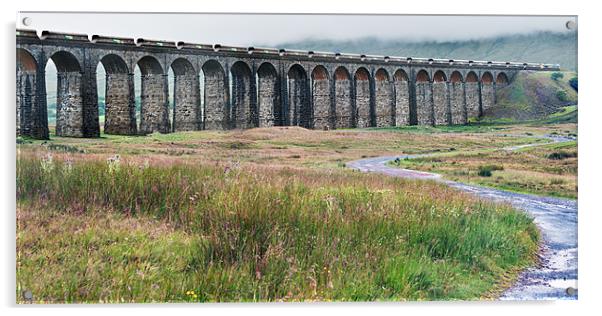 Ribblehead Viaduct Acrylic by Stephen Mole