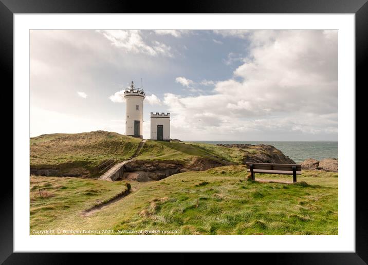 Elie Lighthouse, Scotland Framed Mounted Print by Graham Dobson
