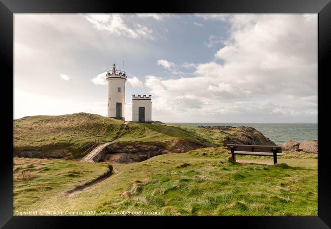 Elie Lighthouse, Scotland Framed Print by Graham Dobson