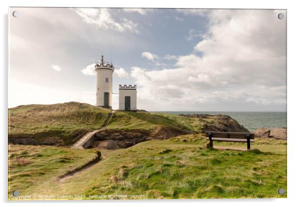 Elie Lighthouse, Scotland Acrylic by Graham Dobson