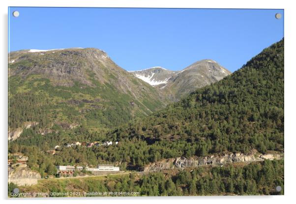Norway Landscape 1 Acrylic by Mark ODonnell