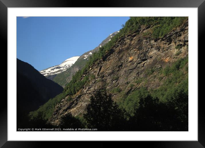 Outdoor mountain Framed Mounted Print by Mark ODonnell