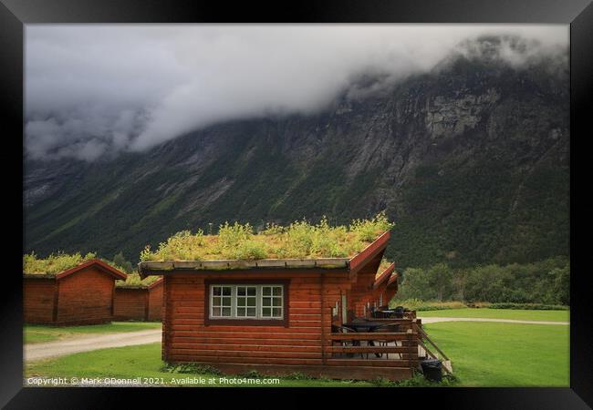 Norway Holiday home Framed Print by Mark ODonnell