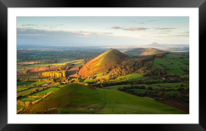 The Shropshire Hills Framed Mounted Print by Jason Carter
