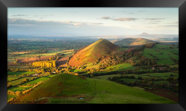 The Shropshire Hills Framed Print by Jason Carter