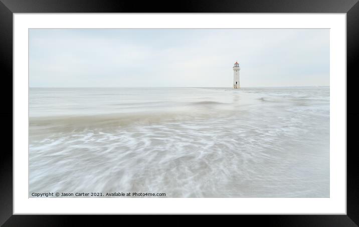 New Brighton Lighthouse Framed Mounted Print by Jason Carter
