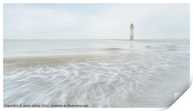 New Brighton Lighthouse Print by Jason Carter