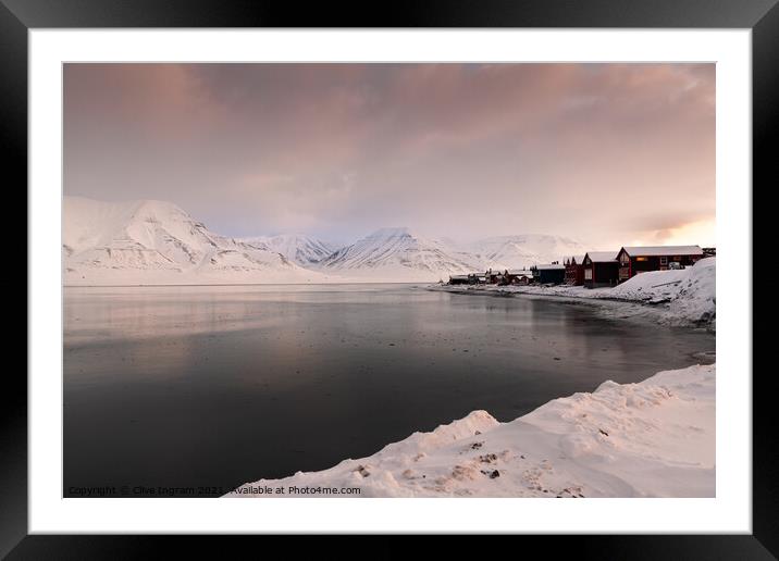 Icy Paradise Framed Mounted Print by Clive Ingram