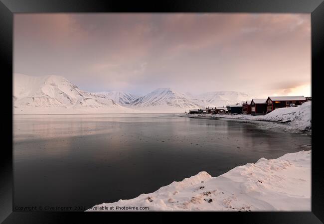 Icy Paradise Framed Print by Clive Ingram
