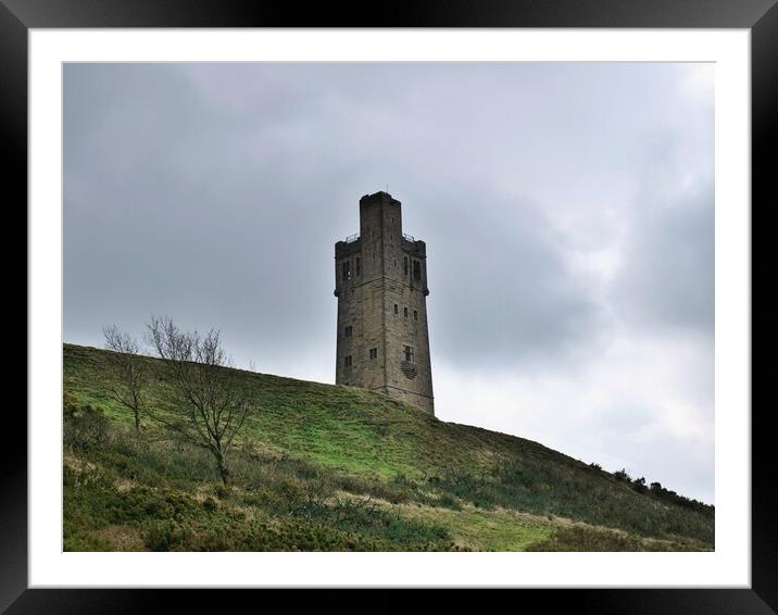 Castle on the hill Framed Mounted Print by Roy Hinchliffe