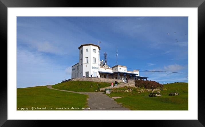 Visitor centre Great Orme Framed Mounted Print by Allan Bell