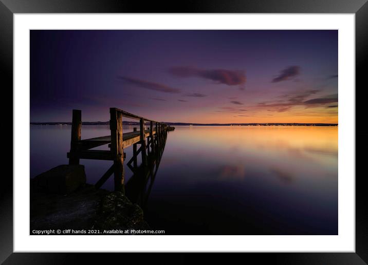 sunset view at culross, fife, scotland. Framed Mounted Print by Scotland's Scenery