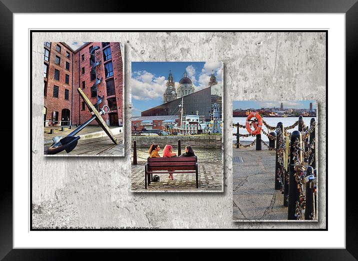Albert Dock Liverpool. Framed Mounted Print by Pat Butler