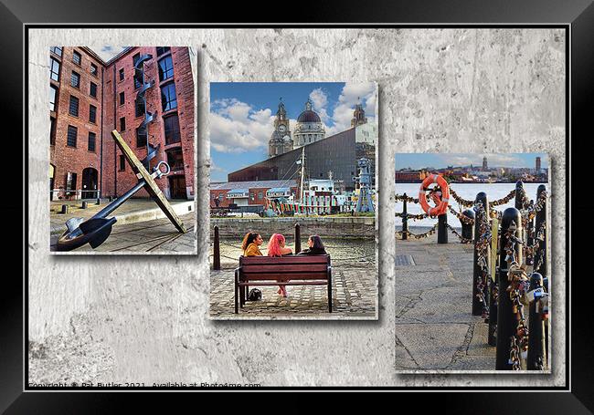 Albert Dock Liverpool. Framed Print by Pat Butler