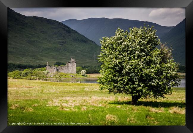 Kilchurn Castle, Scotland Framed Print by Heidi Stewart