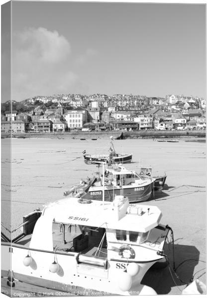 St Ives Harbour  Canvas Print by Mark ODonnell