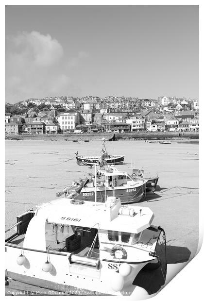 St Ives Harbour  Print by Mark ODonnell