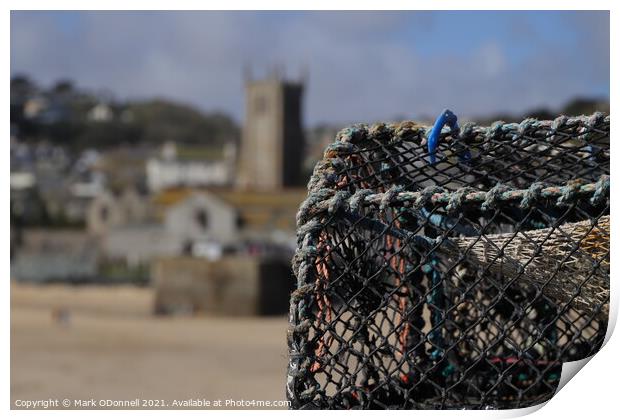 St Ives Harbour 2 Print by Mark ODonnell