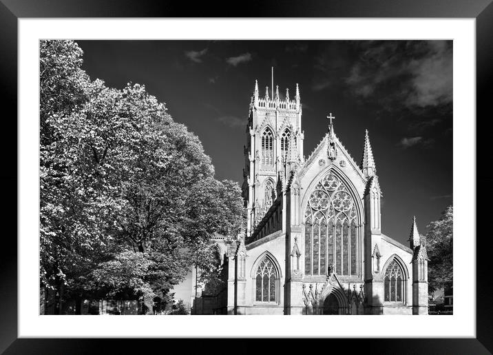 St Georges Church,Doncaster Framed Mounted Print by Darren Galpin