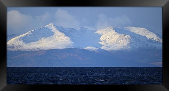 Isle of Arran`s peaks Framed Print by Allan Durward Photography