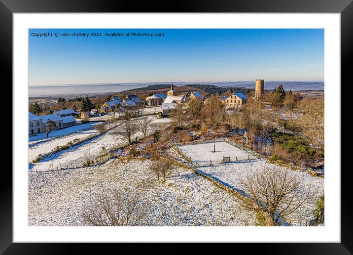 Early Morning - Toolx-Sainte-Croix Framed Mounted Print by colin chalkley