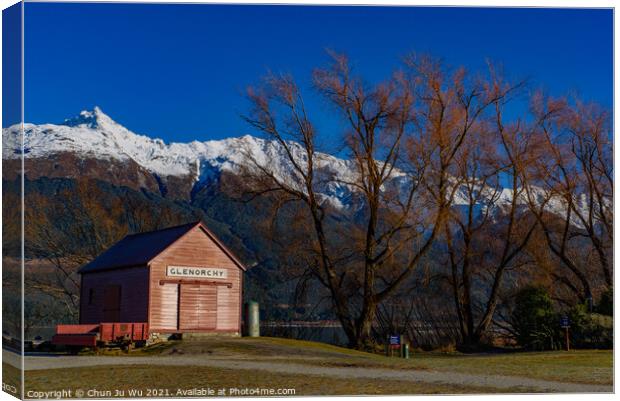Winter view of Glenorchy in South Island, New Zealand Canvas Print by Chun Ju Wu