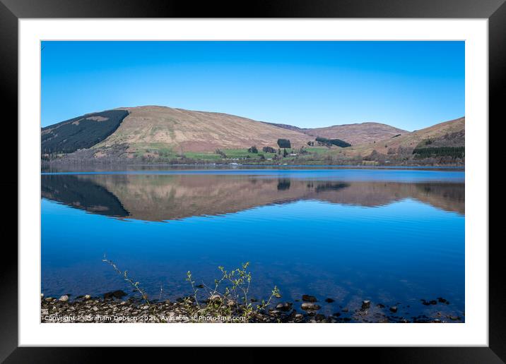 'Reflections' on Loch Earn, Scotland Framed Mounted Print by Graham Dobson