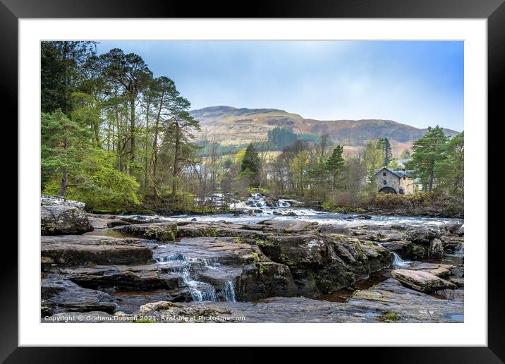 The Falls of Lochart, Scotland  Framed Mounted Print by Graham Dobson