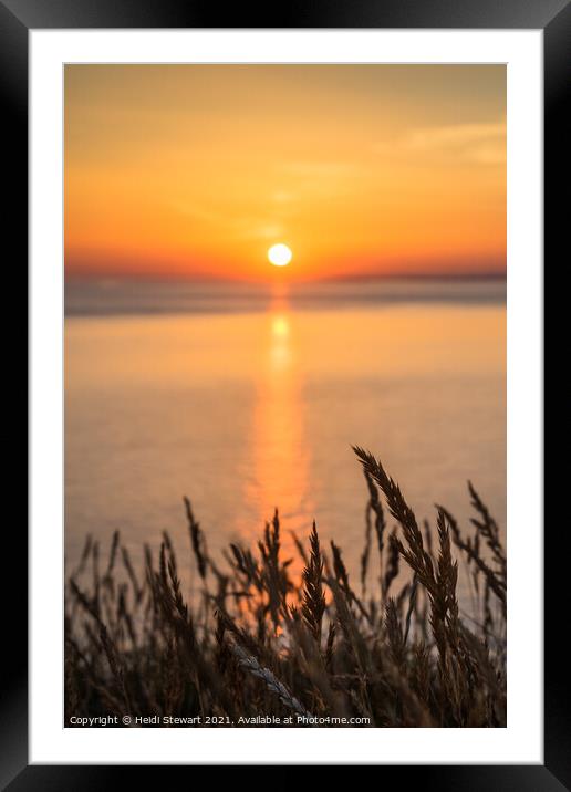 Sunset Special Framed Mounted Print by Heidi Stewart