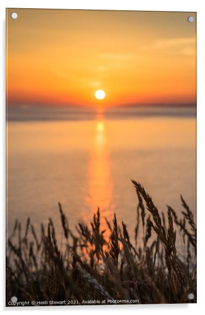 Sunset Special Acrylic by Heidi Stewart