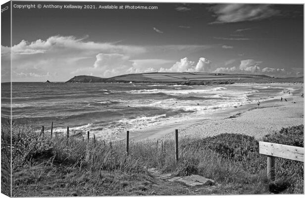 Constantine Bay Canvas Print by Anthony Kellaway