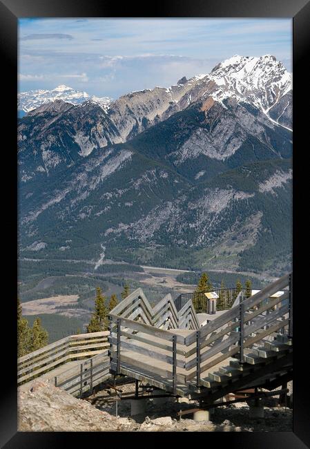 Sulphur Mountain, Banff, Canada Framed Print by Mark Llewellyn