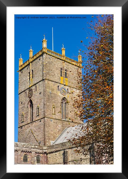 St Davids Cathedral, Pembrokeshire Framed Mounted Print by Andrew Kearton
