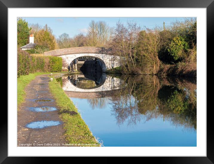 Grand Union Canal, Stocker's Lock (82) Framed Mounted Print by Dave Collins