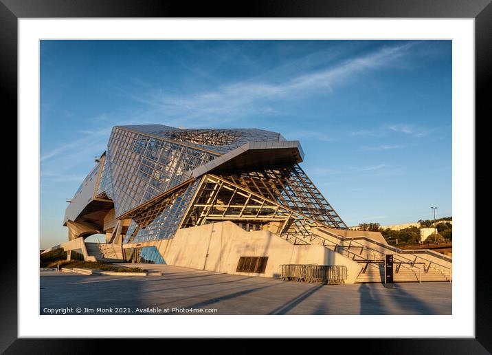 Musée des Confluences in Lyon Framed Mounted Print by Jim Monk