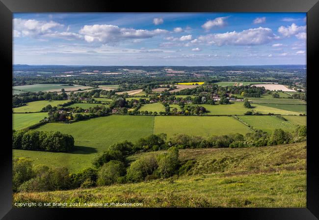 Harting Down, South Downs Framed Print by KB Photo