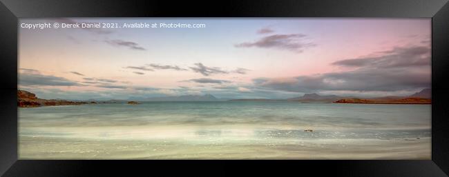 Mellon Udrigle #4, Laide, Scotland (panoramic) Framed Print by Derek Daniel