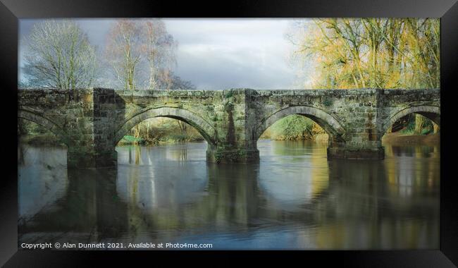 Essex Bridge Framed Print by Alan Dunnett