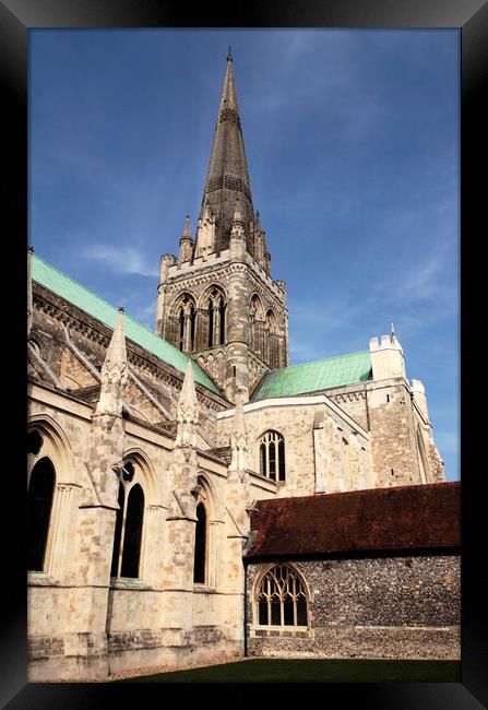 Chichester cathedral Framed Print by Neil Overy