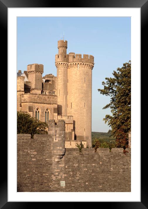 Arundel Castle Framed Mounted Print by Neil Overy