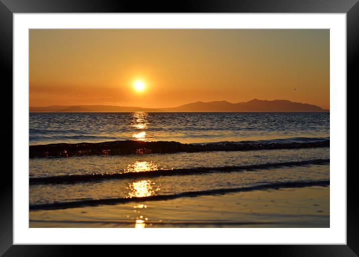 Shimmering Firth of clyde Framed Mounted Print by Allan Durward Photography
