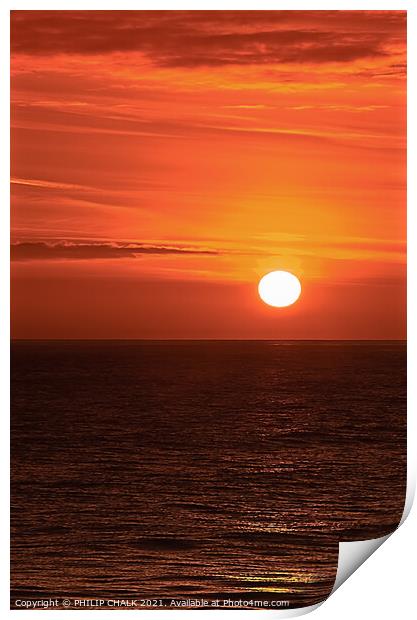 simple sunrise  432 Print by PHILIP CHALK