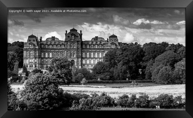 Bowes Museum Framed Print by keith sayer