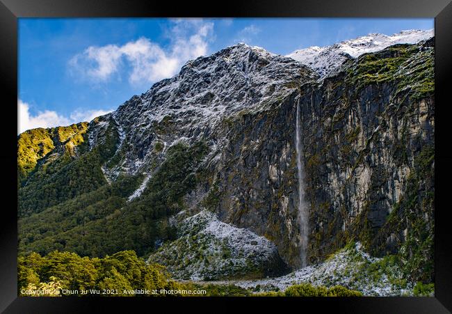 Mount Aspiring National Park in South Island, New Zealand Framed Print by Chun Ju Wu