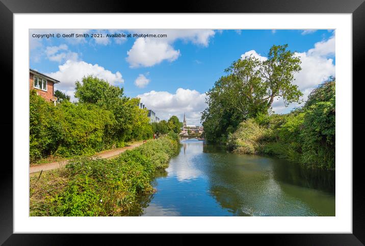 Chichester Ship Canal Framed Mounted Print by Geoff Smith